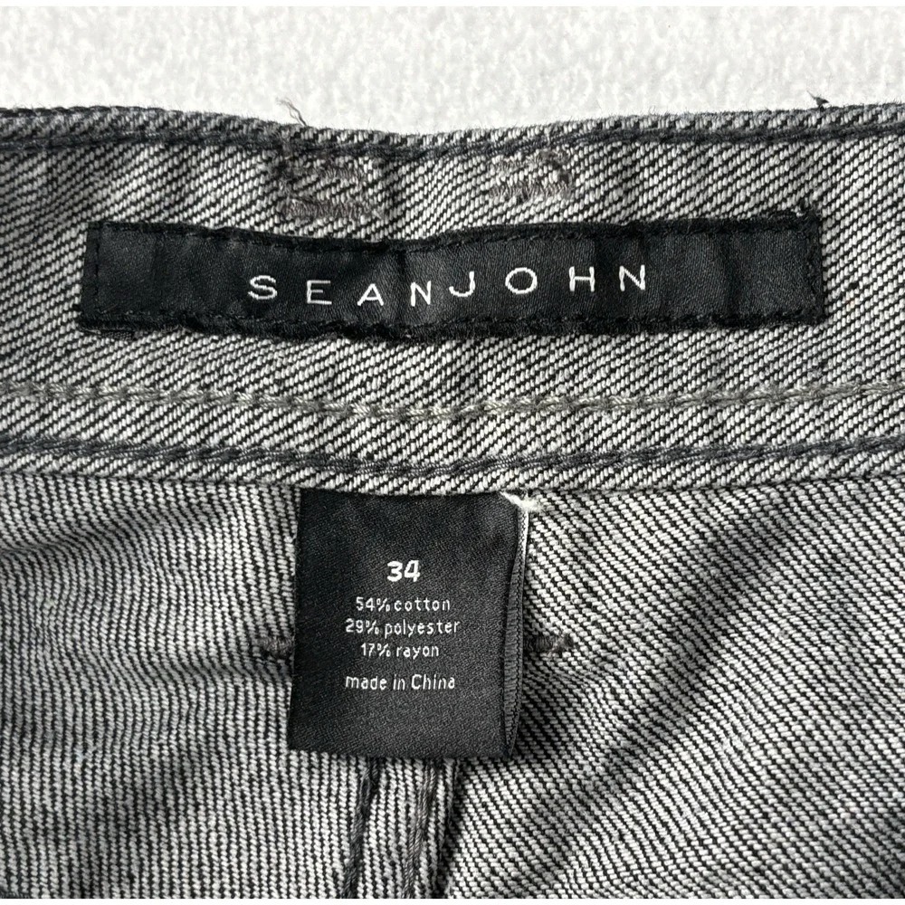 Sean John Hamilton Dark Wash Straight Leg Jeans Size 34 Men's Denim